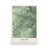 Map of Concord, Delaware County, Pennsylvania, 12 x 18 inch unframed archival matte print