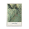 Map of Courtdale, Pennsylvania, 12 x 18 inch unframed archival matte print
