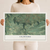 Map of Crawford, Pennsylvania, 12 x 18 inch unframed archival matte print