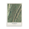 Map of Cromwell, Pennsylvania, 12 x 18 inch unframed archival matte print
