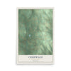 Map of Cussewago, Pennsylvania, 12 x 18 inch unframed archival matte print