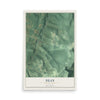 Map of Dean, Pennsylvania, 12 x 18 inch unframed archival matte print