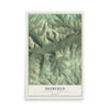 Map of Deerfield, Tioga County, Pennsylvania, 12 x 18 inch unframed archival matte print