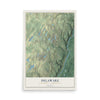 Map of Delaware, Pike County, Pennsylvania, 12 x 18 inch unframed archival matte print