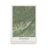 Map of Dickinson, Pennsylvania, 12 x 18 inch unframed archival matte print