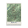 Map of Doylestown, Bucks County, Pennsylvania, 12 x 18 inch unframed archival matte print