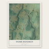Dumb Hundred, Pennsylvania map print, the full design