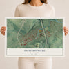 Map of Duncansville, Pennsylvania, 12 x 18 inch unframed archival matte print