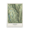 Map of Dyberry, Pennsylvania, 12 x 18 inch unframed archival matte print