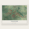 Eagleview, Pennsylvania map print, the full design