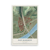 Map of East Allegheny, Pennsylvania, 12 x 18 inch unframed archival matte print