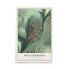 Map of East Conemaugh, Pennsylvania, 12 x 18 inch unframed archival matte print