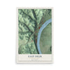 Map of East Deer, Pennsylvania, 12 x 18 inch unframed archival matte print