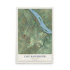 Map of East Manchester, Pennsylvania, 12 x 18 inch unframed archival matte print
