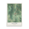 Map of Eau Claire, Pennsylvania, 12 x 18 inch unframed archival matte print