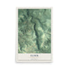 Map of Elder, Pennsylvania, 12 x 18 inch unframed archival matte print
