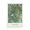 Map of Ellsworth, Pennsylvania, 12 x 18 inch unframed archival matte print