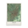 Map of Emmaus, Pennsylvania, 12 x 18 inch unframed archival matte print