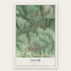 Enlow, Pennsylvania map print, the full design