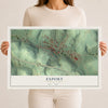 Map of Export, Pennsylvania, 12 x 18 inch unframed archival matte print