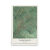 Map of Fairchance, Pennsylvania, 12 x 18 inch unframed archival matte print