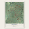 Fairdale, Pennsylvania map print, the full design