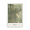 Map of Fairview, Luzerne County, Pennsylvania, 12 x 18 inch unframed archival matte print