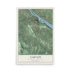 Map of Fairview, York County, Pennsylvania, 12 x 18 inch unframed archival matte print