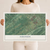 Map of Ferguson, Centre County, Pennsylvania, 12 x 18 inch unframed archival matte print