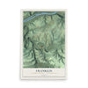 Map of Franklin, Columbia County, Pennsylvania, 12 x 18 inch unframed archival matte print