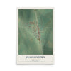 Map of Franklintown, Pennsylvania, 12 x 18 inch unframed archival matte print