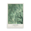 Map of Gallitzin, Cambria County, Pennsylvania, 12 x 18 inch unframed archival matte print