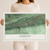 Map of Gilberton, Pennsylvania, 12 x 18 inch unframed archival matte print