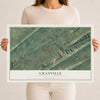 Map of Granville, Mifflin County, Pennsylvania, 12 x 18 inch unframed archival matte print
