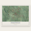 Harleysville, Pennsylvania map print, the full design