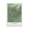Map of Hatfield, Montgomery County, Pennsylvania, 12 x 18 inch unframed archival matte print