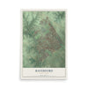 Map of Haverford, Pennsylvania, 12 x 18 inch unframed archival matte print