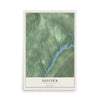 Map of Haycock, Pennsylvania, 12 x 18 inch unframed archival matte print