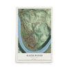 Map of Hazelwood, Pennsylvania, 12 x 18 inch unframed archival matte print