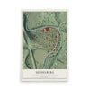 Map of Heidelberg, Allegheny County, Pennsylvania, 12 x 18 inch unframed archival matte print
