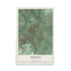Map of Hershey, Pennsylvania, 12 x 18 inch unframed archival matte print