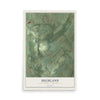 Map of Highland, Adams County, Pennsylvania, 12 x 18 inch unframed archival matte print