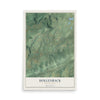 Map of Hollenback, Pennsylvania, 12 x 18 inch unframed archival matte print
