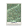 Map of Honey Brook, Chester County, Pennsylvania, 12 x 18 inch unframed archival matte print