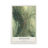 Map of Hop Bottom, Pennsylvania, 12 x 18 inch unframed archival matte print