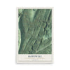 Map of Hopewell, Bedford County, Pennsylvania, 12 x 18 inch unframed archival matte print