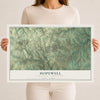 Map of Hopewell, York County, Pennsylvania, 12 x 18 inch unframed archival matte print