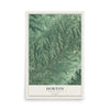Map of Horton, Pennsylvania, 12 x 18 inch unframed archival matte print