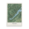 Map of Howard, Centre County, Pennsylvania, 12 x 18 inch unframed archival matte print