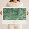 Map of Howe, Forest County, Pennsylvania, 12 x 18 inch unframed archival matte print